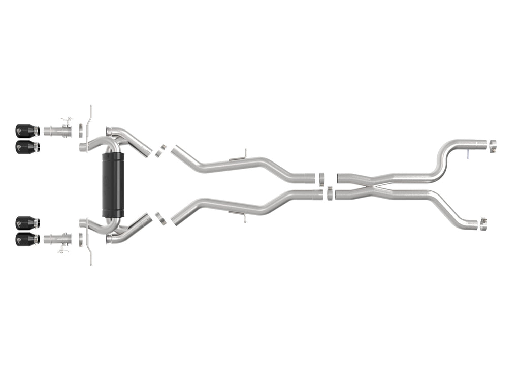 aFe Power 23-25 BMW M2 L6-3.0L (G87) MACH Force-Xp Cat-Back Exhaust w/ Black Tip (49-36353-B)