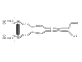 aFe Power 23-25 BMW M2 L6-3.0L (G87) MACH Force-Xp Cat-Back Exhaust w/ Polished Tip (49-36353-P)