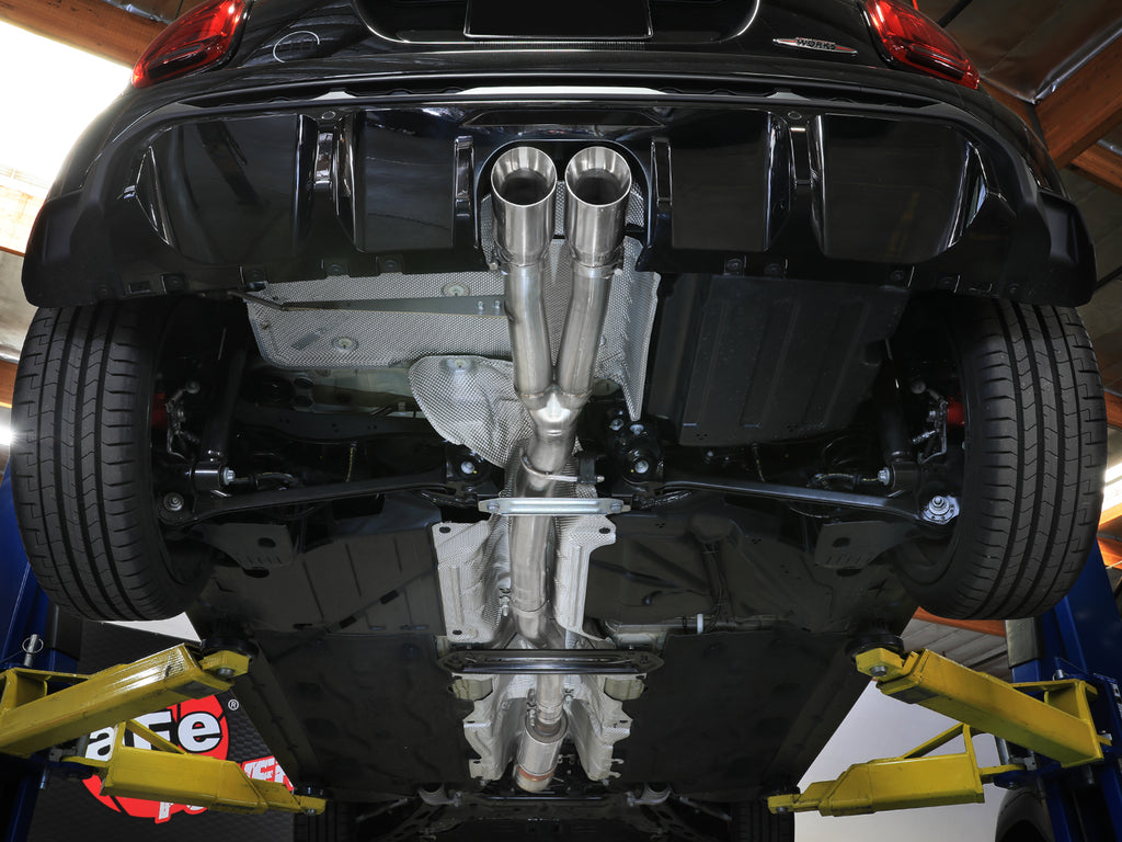 aFe Power 14-24 Mini Cooper S MACH Force-Xp 3in to 2-1/2in 304SS Cat-Back Exhaust w/ Polished Tip (49-36354-P)