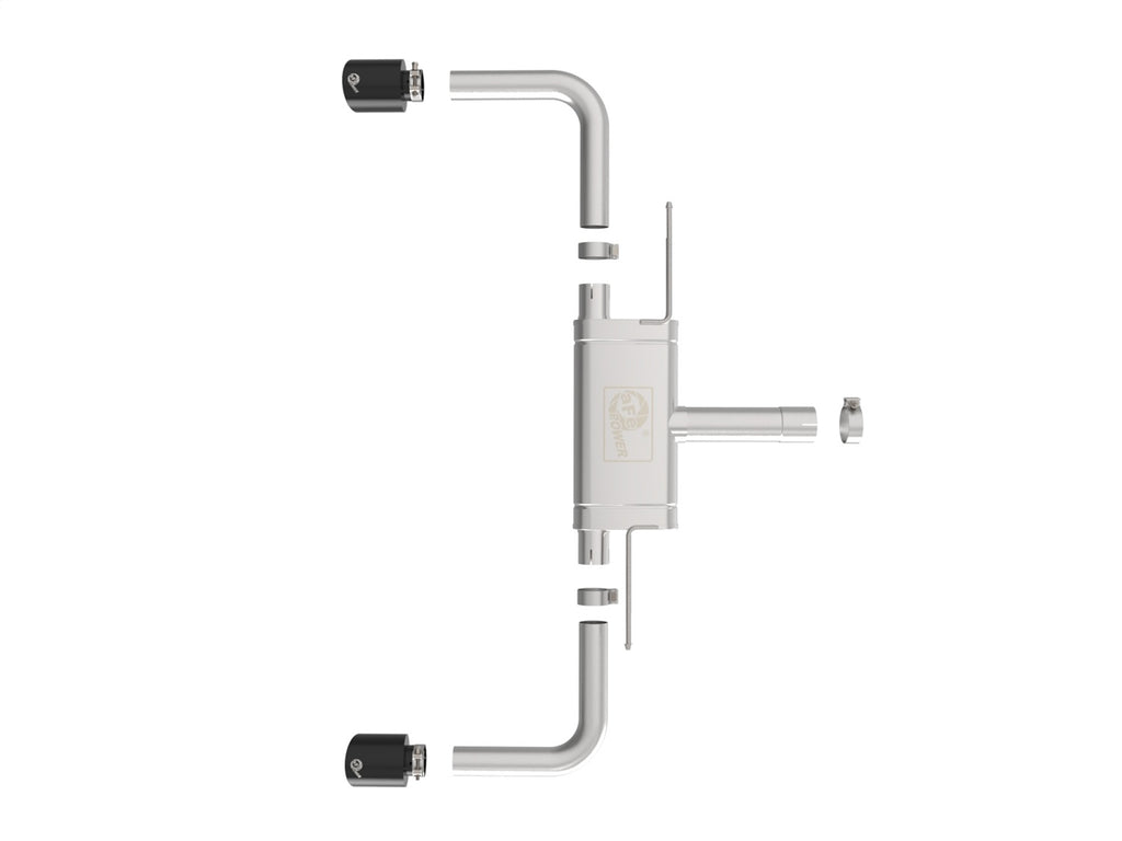 aFe Power MACHForce XP Exhausts Axle-Back 21-24 BMW 228i 2.0T (SS w/ Black Tips) (49-36355-B)