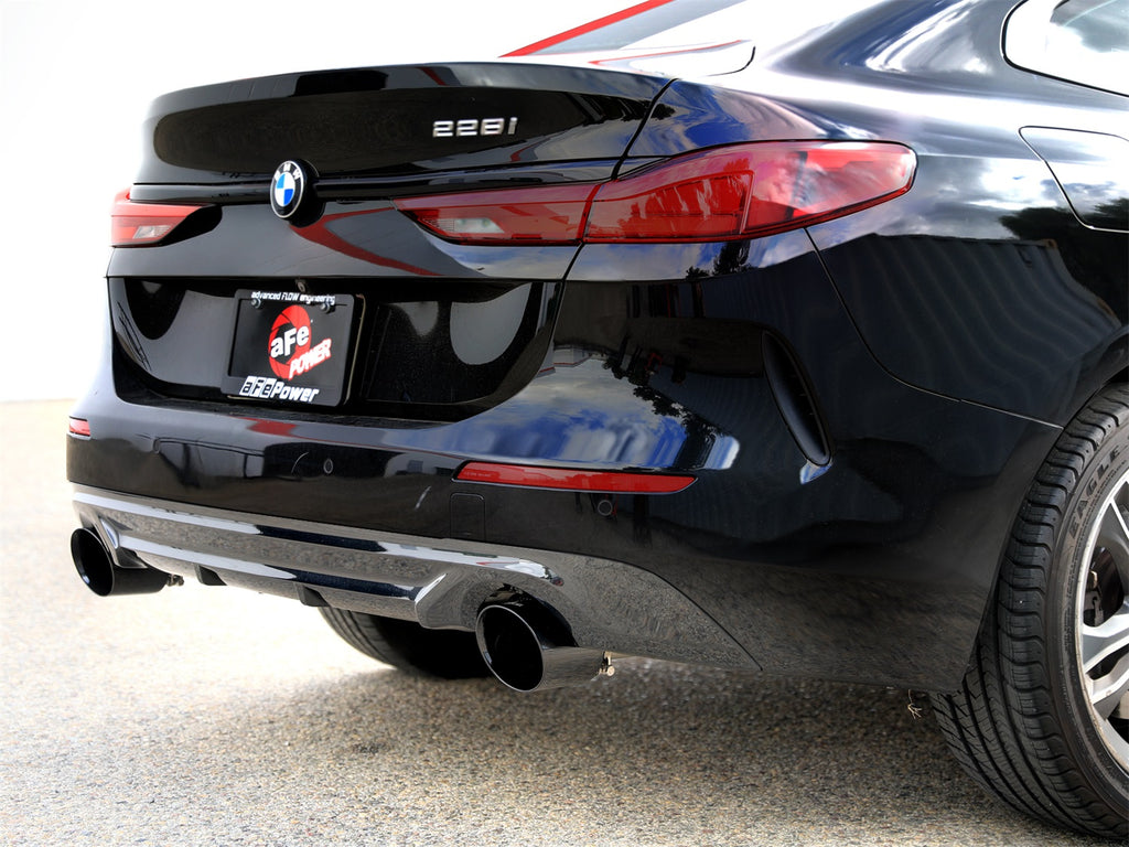 aFe Power MACHForce XP Exhausts Axle-Back 21-24 BMW 228i 2.0T (SS w/ Black Tips) (49-36355-B)