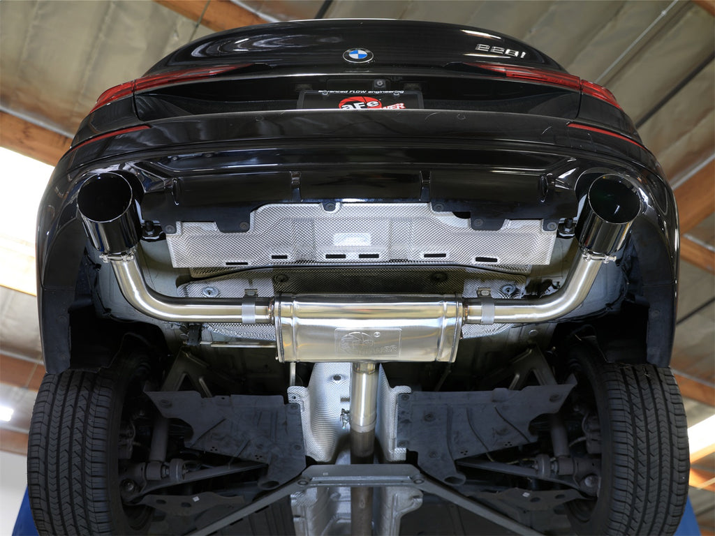 aFe Power MACHForce XP Exhausts Axle-Back 21-24 BMW 228i 2.0T (SS w/ Black Tips) (49-36355-B)