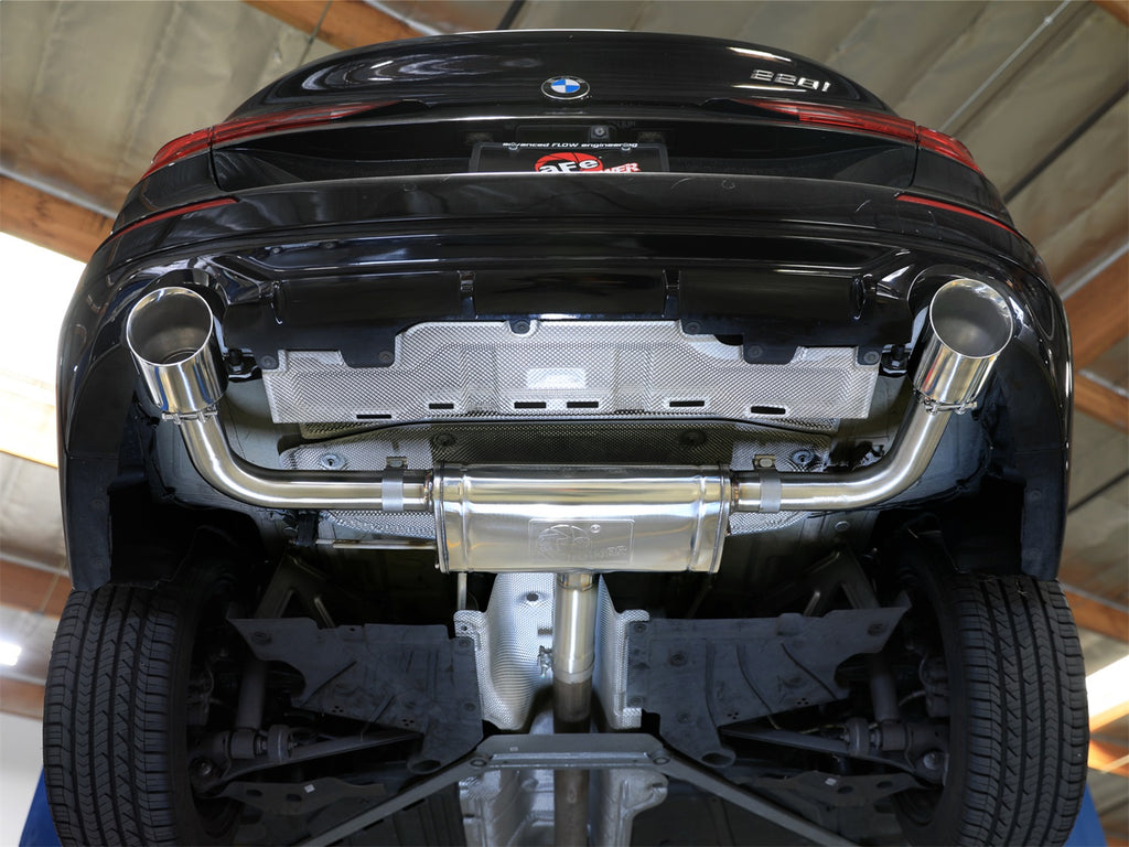 aFe Power MACHForce XP Exhausts Axle-Back 21-24 BMW 228i 2.0T (SS w/ Polished Tips) (49-36355-P)