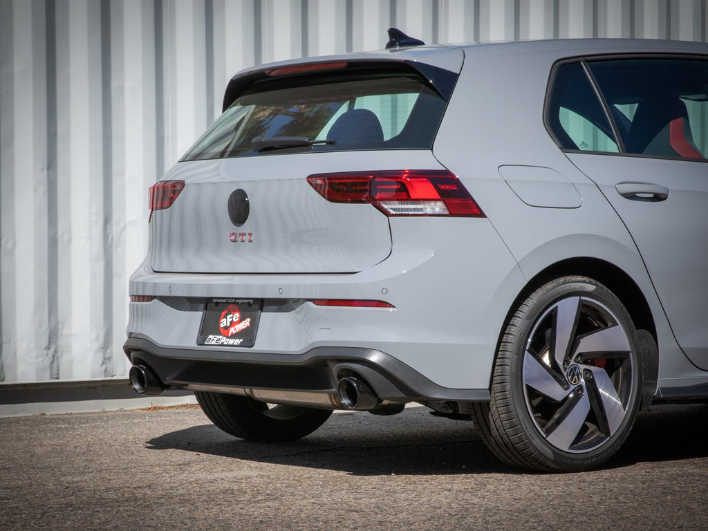 aFe 22-24 Volkswagen GTI MACH Force-Xp 3 to 2-1/2 IN Stainless Steel Cat-Back Exhaust w/Black Tip (49-36454-B)