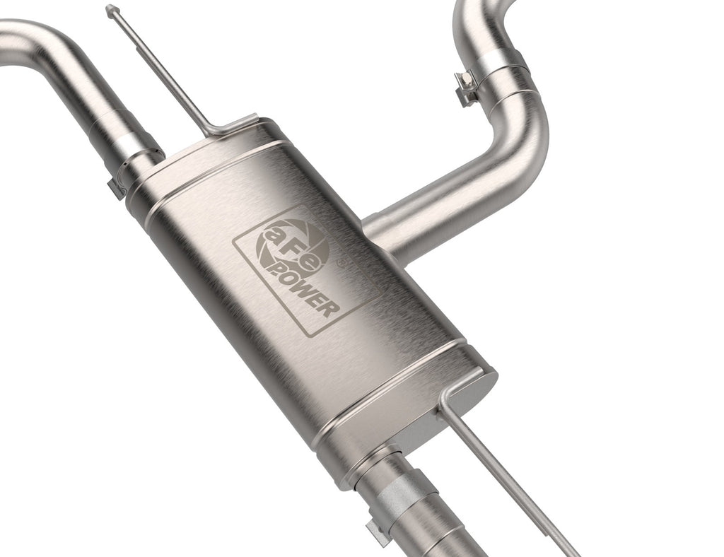 aFe 22-24 Volkswagen GTI MACH Force-Xp 3 to 2-1/2 IN Stainless Steel Cat-Back Exhaust w/Carbon Tips (49-36454-C)