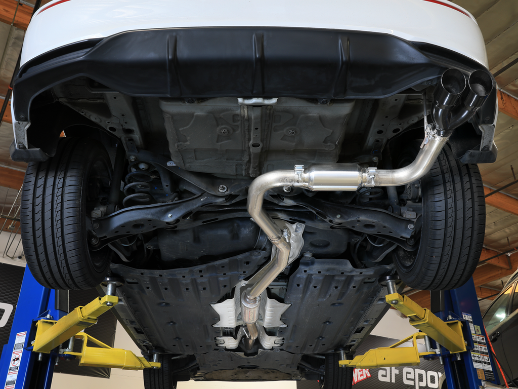 Takeda 2.5in 304 SS Cat-Back Exhaust w/ Black Tips 22-25 Honda Civic L4-2.0L (49-36631-B)