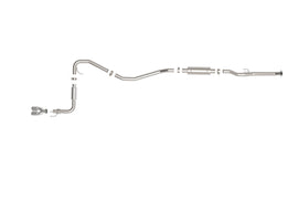 Takeda 2.5in 304 SS Cat-Back Exhaust w/ Polished Tips 22-25 Honda Civic L4-2.0L (49-36631-P)