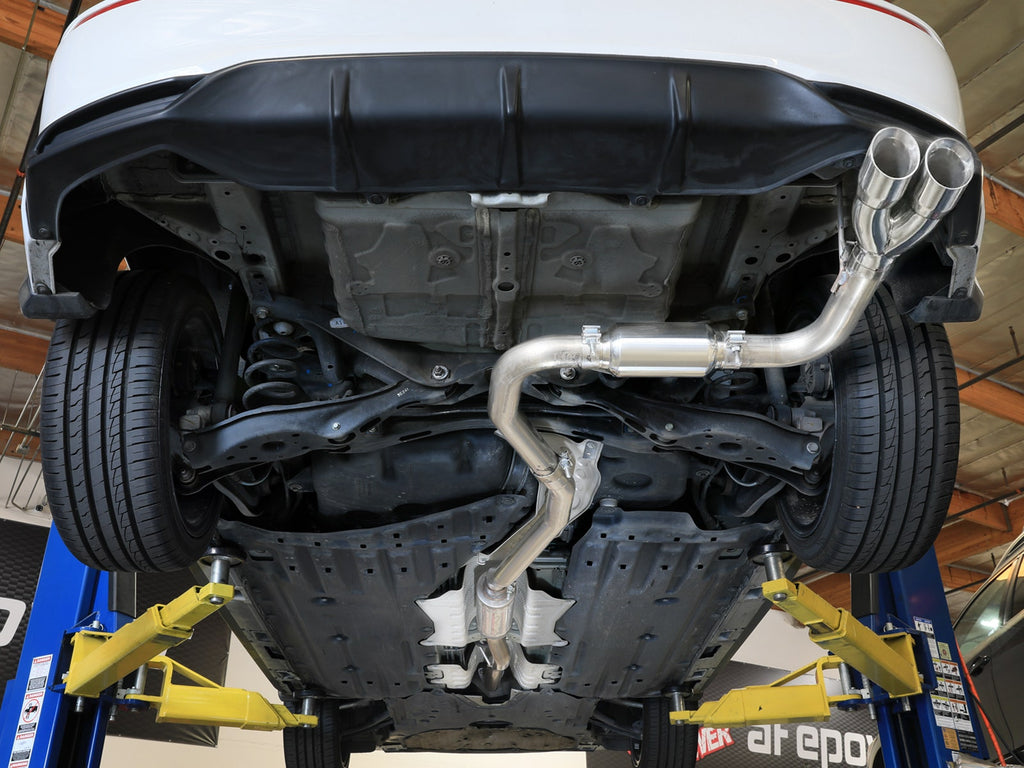 Takeda 2.5in 304 SS Cat-Back Exhaust w/ Polished Tips 22-25 Honda Civic L4-2.0L (49-36631-P)
