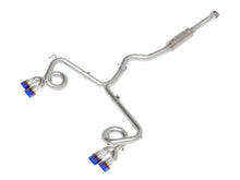 Load image into Gallery viewer, aFe Power Subaru WRX/STi 15-21 H4-2.0/2.5L Takeda 3in to 2-1/2in Stnlss Cat-Back Exhaust w/ Blue Flame Tip (49-36810-L)
