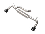 Takeda 2023+ Mazda CX-50 2.5in 304 SS Axle-Back Exhaust System w/ Black Tips (49-37036-B)