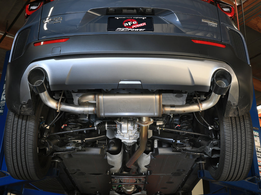 Takeda 2023+ Mazda CX-50 2.5in 304 SS Axle-Back Exhaust System w/ Black Tips (49-37036-B)