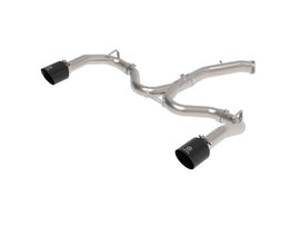 aFe 20-21 Kia Forte GT 1.6L 3in-2.5in 304 Stainless Steel Axle-Back Exhaust w/ Black Tips (49-37037-B)