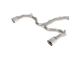 Takeda 20-21 Kia Forte GT 1.6L (t) 3in to 2.5in SS Axle-Back Exhaust System w/ Polished Tips (49-37037-P)
