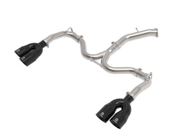 aFe 22-24 Kia Forte GT 1.6L 3in-2.5in 304 Stainless Steel Axle-Back Exhaust w/ Black Tips (49-37039-B)