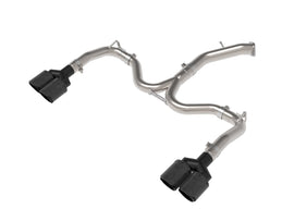 aFe 22-24 Kia Forte GT 1.6L 3in-2.5in 304 Stainless Steel Axle-Back Exhaust w/ Carbon Fiber Tips (49-37039-C)