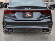 Load image into Gallery viewer, aFe 22-24 Kia Forte GT 1.6L 3in-2.5in 304 Stainless Steel Axle-Back Exhaust w/ Blue Flame Tips (49-37039-L)