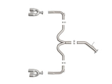 Load image into Gallery viewer, aFe 22-24 Kia Forte GT 1.6L 3in-2.5in 304 Stainless Steel Axle-Back Exhaust w/ Polished Tips (49-37039-P)