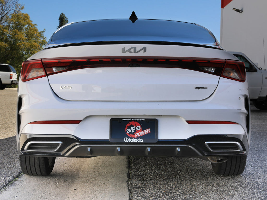 Takeda 21-24 Kia K5 2.5in 304 Stainless Steel Cat-Back Exhaust System (49-37041)
