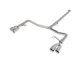 Takeda 21-24 Kia K5 GT L4-2.5L (t) SS Axle-Back Exhaust System w/ Polished Tips (49-37043-P)