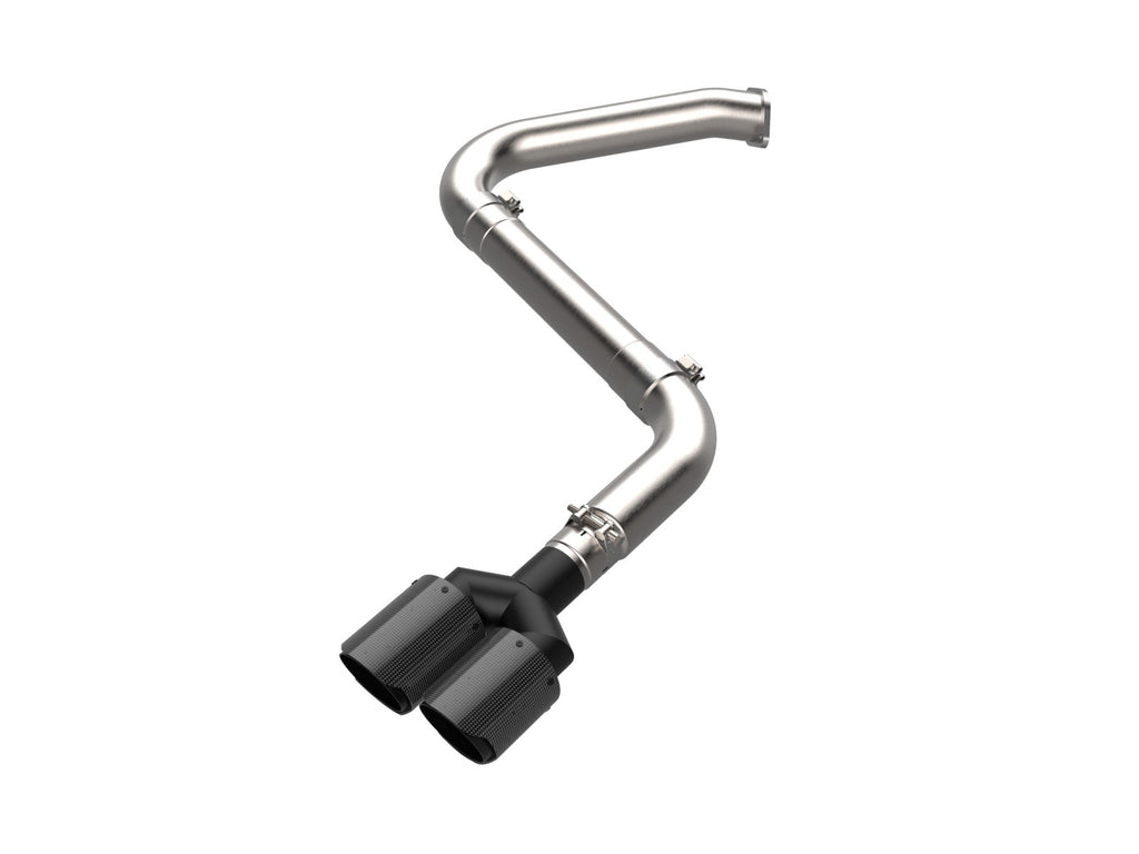Takeda Axle-Back Exhaust System Hyundai Elantra N Line 21-25 L4-1.6L- Carbon Fiber Tip (49-37045-C)