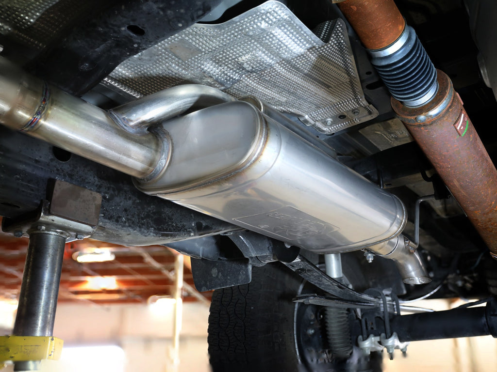 aFe 2024+ Ford Ranger L4-2.3L (t) Rock Basher 2.5in 409SS Cat-Back Exhaust (49-43150)