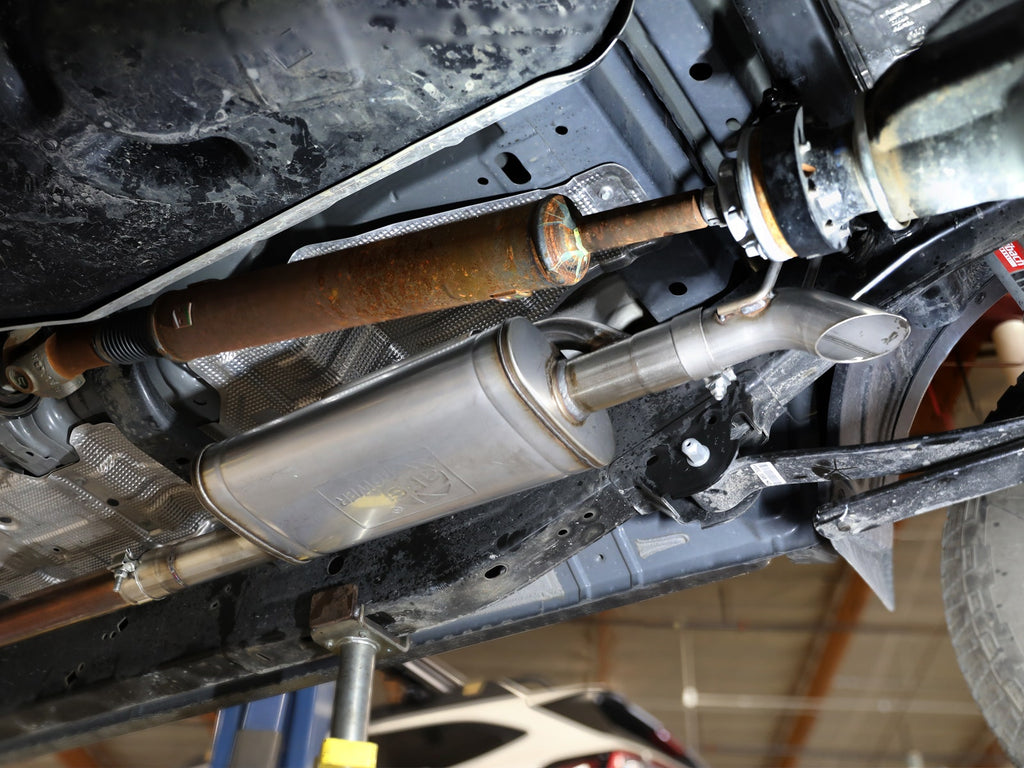 aFe 2024+ Ford Ranger L4-2.3L (t) Rock Basher 2.5in 409SS Cat-Back Exhaust (49-43150)