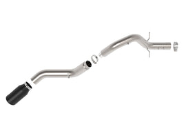 aFe Power Large Bore-HD 5in 409SS DPF-Back Exhaust System w/Blk Tip 24-25 GM Diesel Trucks V8-6.6L(td) L5P (49-44147-B)