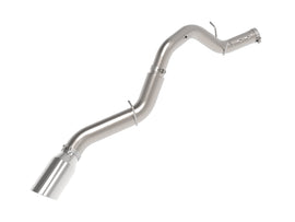 aFe Power Large Bore-HD 5in 409SS DPF-Back Exhaust System w/Pol Tip 24-25 GM Diesel Trucks V8-6.6L(td) L5P (49-44147-P)