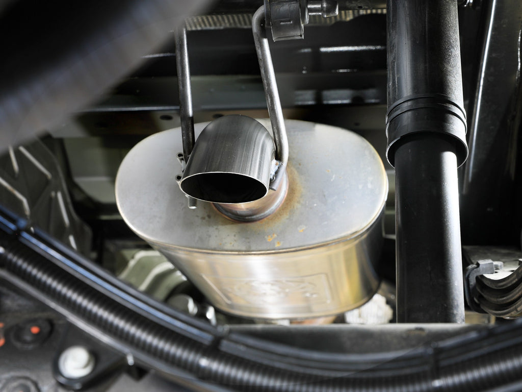 aFe Power 23-25 GM Colorado/Canyon L4-2.7L (t) ROCK BASHER 3 IN 409 Stainless Steel Cat-Back Exhaust (49-44148)