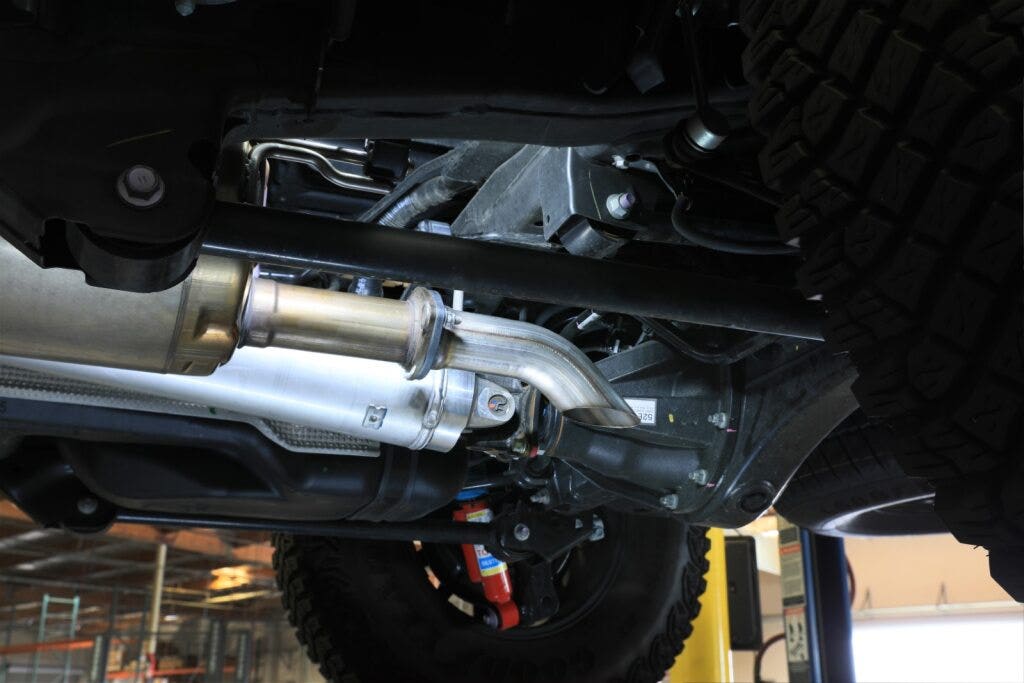 aFe Power ROCK BASHER Axle-Back Exhaust System Toyota Tacoma 24-25 L4-2.4L (t) (49-46082)