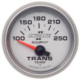 AutoMeter Ultra-Lite II 52mm 100-250 Deg F Short Sweep Electric Transmission Temperature Gauge (4949)