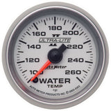 AutoMeter Ultra-Lite II 52mm 100-260 Deg F Full Sweep Electric Water Temperature Gauge (4955)