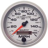 AutoMeter Ultra-Lite II 3-3/8in 0-160MPH Electronic Programmable Speedometer (4988)