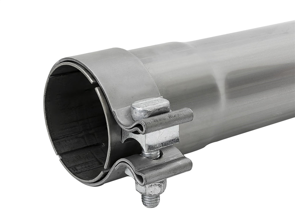 aFe Power MACH Force-Xp Resonator Delete Pipe 3 IN Inlet/Outlet x 3 IN Dia. x 19 IN Overall L w/ Clamps (49M10010)