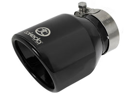 Takeda Universal Exhaust Tip 2-1/2 IN Inlet x 4 IN Outlet x 6 IN L- Black (49T25404-B061)