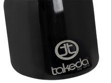 Load image into Gallery viewer, Takeda Universal Exhaust Tip 2-1/2 IN Inlet x 4 IN Outlet x 6 IN L- Black (49T25404-B061)
