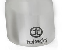 Load image into Gallery viewer, Takeda Universal Exhaust Tip 2-1/2 IN Inlet x 4 IN Outlet x 6 IN L- Polished (49T25404-P061)