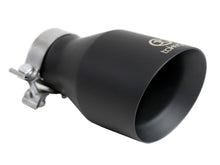 Load image into Gallery viewer, Takeda Universal Exhaust Tip 3 IN Inlet x 5 IN Outlet x 9 IN L- Black (49T30504-B09)