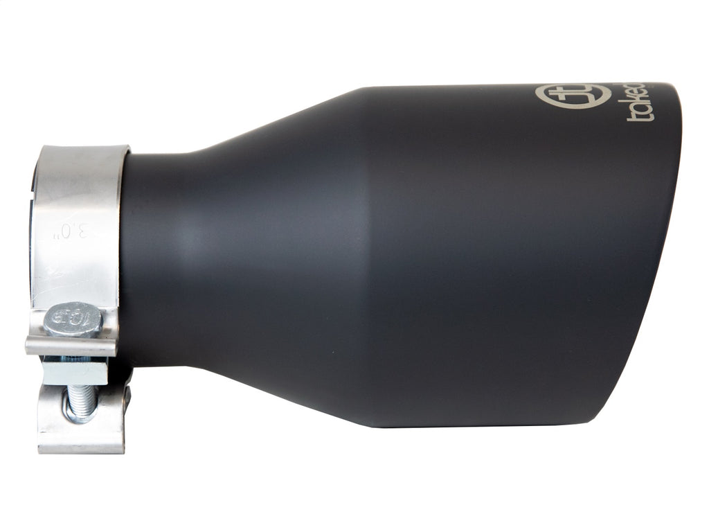 Takeda Universal Exhaust Tip 3 IN Inlet x 5 IN Outlet x 9 IN L- Black (49T30504-B09)