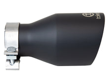 Load image into Gallery viewer, Takeda Universal Exhaust Tip 3 IN Inlet x 5 IN Outlet x 9 IN L- Black (49T30504-B09)