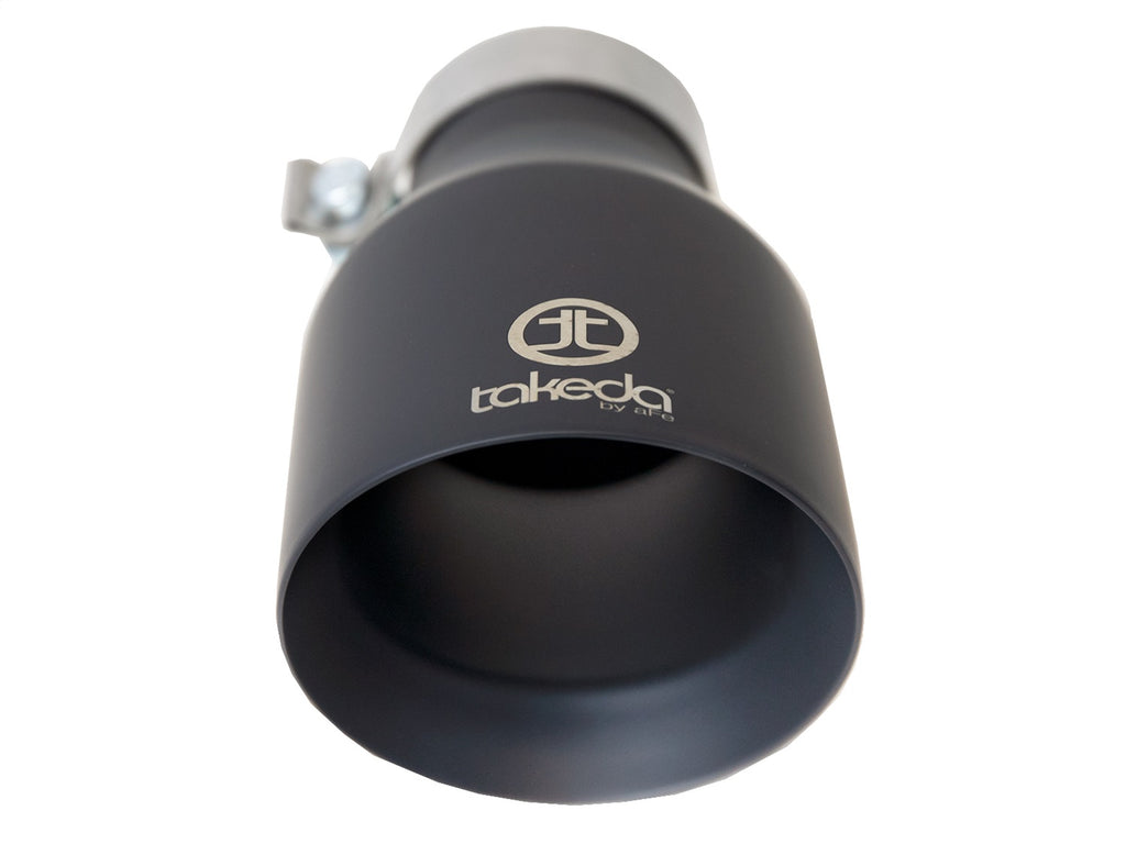 Takeda Universal Exhaust Tip 3 IN Inlet x 5 IN Outlet x 9 IN L- Black (49T30504-B09)