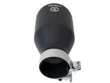 Load image into Gallery viewer, Takeda Universal Exhaust Tip 3 IN Inlet x 5 IN Outlet x 9 IN L- Black (49T30504-B09)