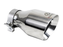 Load image into Gallery viewer, Takeda Universal Exhaust Tip 3 IN Inlet x 5 IN Outlet x 9 IN L- Polished (49T30504-P09)