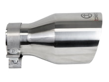 Load image into Gallery viewer, Takeda Universal Exhaust Tip 3 IN Inlet x 5 IN Outlet x 9 IN L- Polished (49T30504-P09)