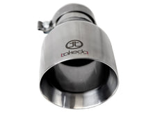 Load image into Gallery viewer, Takeda Universal Exhaust Tip 3 IN Inlet x 5 IN Outlet x 9 IN L- Polished (49T30504-P09)