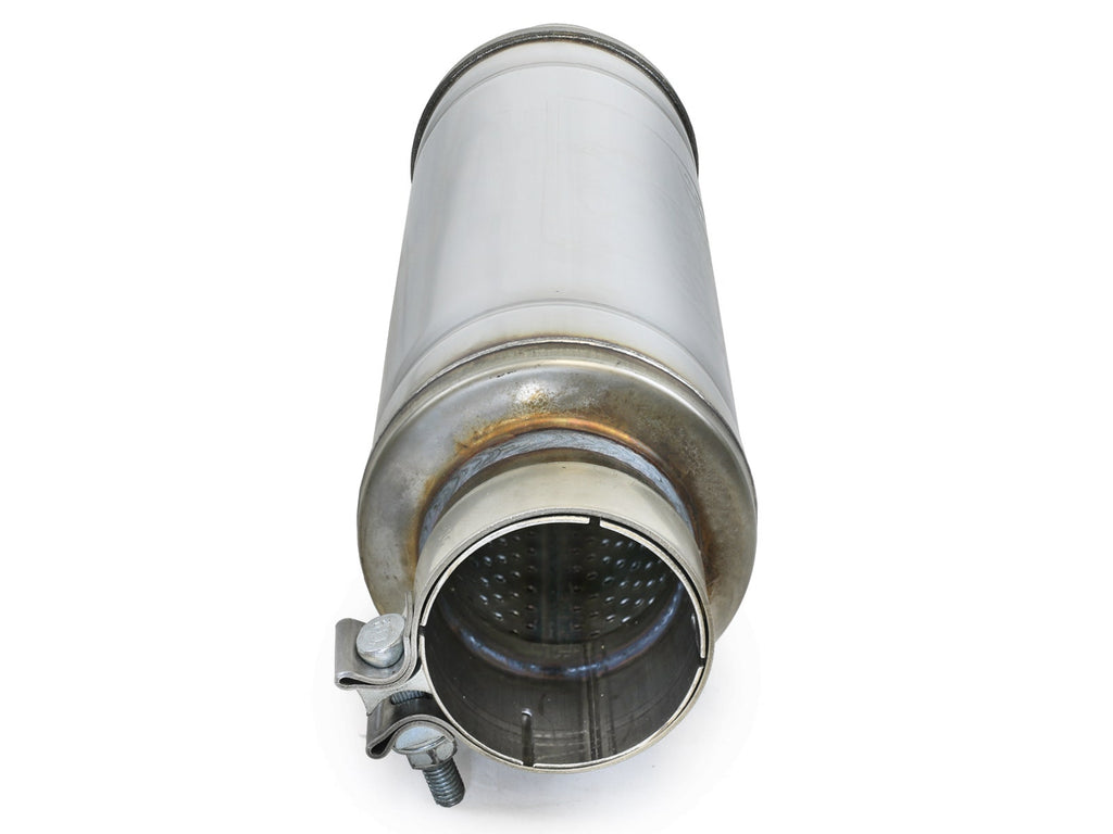 aFe Power MACH Force-Xp Muffler 3 IN ID Center/Center x 5 IN Dia. x 19 IN Overall Length - Round Body (49M30059)