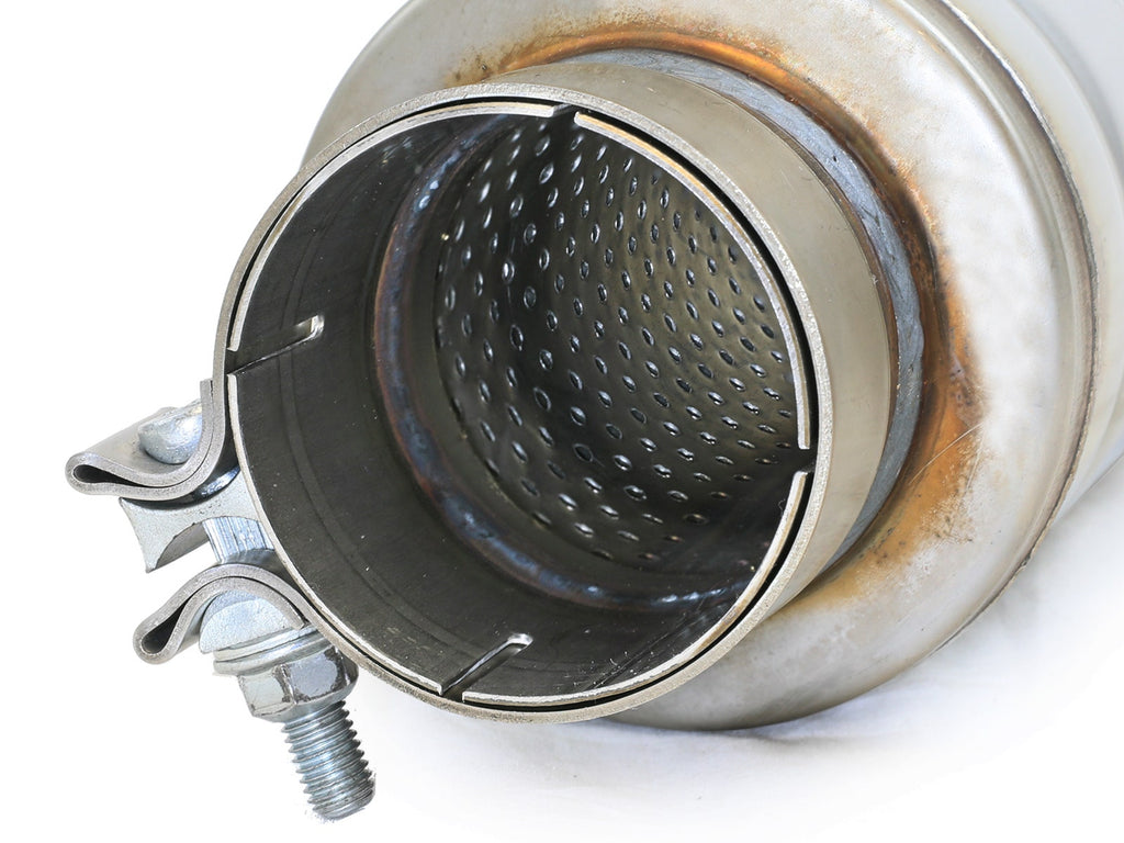 aFe Power MACH Force-Xp Muffler 3 IN ID Center/Center x 5 IN Dia. x 19 IN Overall Length - Round Body (49M30059)