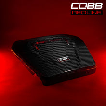 Load image into Gallery viewer, COBB Redline Carbon Fiber Engine Cover for Volkswagen (Mk7) Golf, (Mk7/Mk7.5/Mk8) GTI, Golf R, (A7) Jetta GLI and Audi (8V) A3/S3 (4V2600)