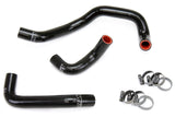 HPS Black Reinforced Silicone Heater Hose Kit for Nissan 95-98 240SX S14 KA24DE (57-1397-BLK)