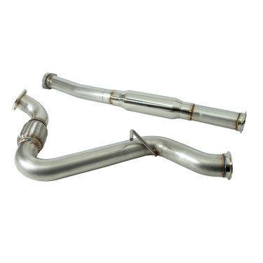 Nameless Performance Catback Exhaust- 2008-2014 STi/2011-2014 WRX Hatchback - 5" Muffler - 4" Double Wall Tips (SUCB08WRXHATCH-5MU-40SDW)